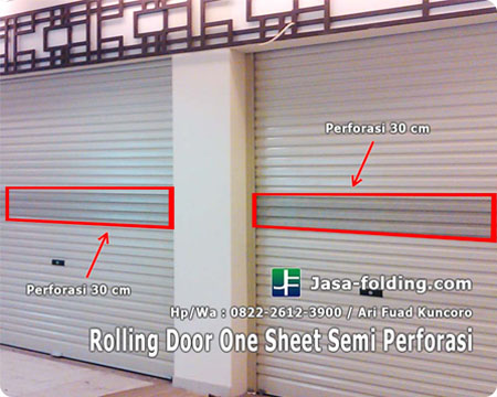 Galeri Rolling Door One Sheet Semi Perforasi (1)